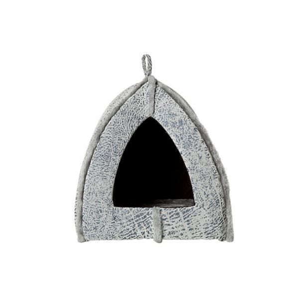 Cosy & Trendy Kattenmand M Kussen Grijs 37x37xh37cm Pyramide Afneembaar Kussentje