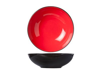 Finesse Red Diep Bord D20xh6.2cm 