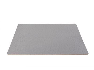 Placemat Leder Look Grijs 43x30cm 