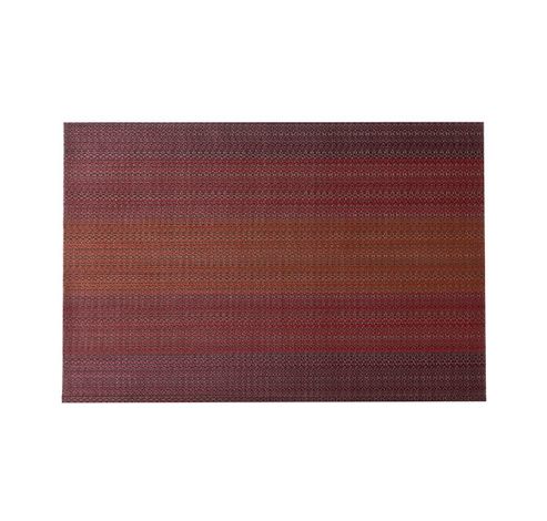 Placemat Pvc Geweven Rood-oranje 45x30cm  Cosy & Trendy