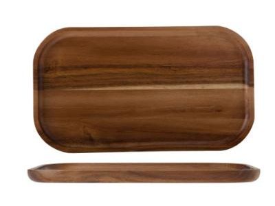 Senegal Acacia Presentatiebord Vierkant 26x26xh1,6cm