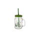 Cosy & Trendy Cactus Bokaal Met Oor D7xh13cm Green Met Deco-rietje