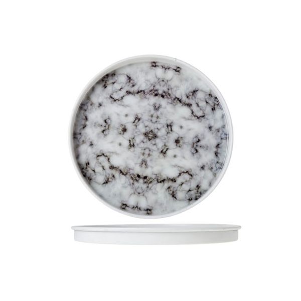 Cosy & Trendy Dienblad Rond 30cm Marmer Email 