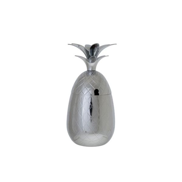 Cosy & Trendy Ananas Beker 400ml Zilver Gelijnd 