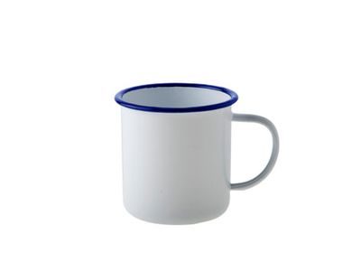 Drinkbeker 50cl D8,5xh9,5cm Wit Email 