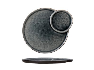 Laguna Blue-grey Plat Bord D27.5-32cm Met 2 Vakken