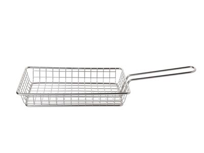 Hamburgermandje Inox 25x16xh4cm 