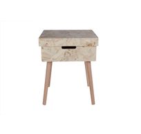 Table D'appoint Boite Avec Couvercle H45 36x36 