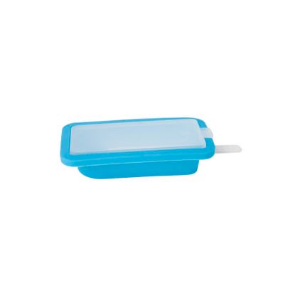 Ijslolly-vorm 11.5x6.3x2.6cm Blauw Silicone 