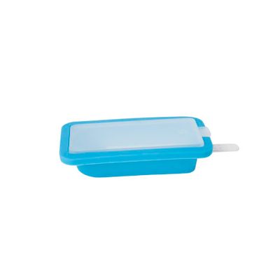 Ijslolly-vorm 11.5x6.3x2.6cm Blauw Silicone  Cosy & Trendy