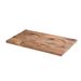 Serveerplank Natuur Hout 40x23xh1cm 2xd14cm Cut Out Circle 