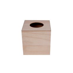 Zakdoekdoos Pln Hout 13x13x13cm  