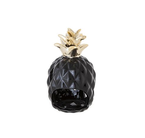 Pineapple Black Porte-bougie D8.5xh14.7 Cm  Cosy & Trendy