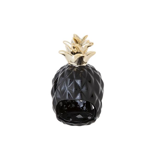 Cosy & Trendy Pineapple Black Kaarshouder D8.5xh14.7 Cm