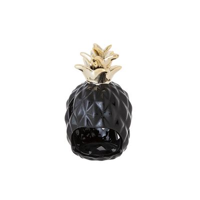 Pineapple Black Kaarshouder D8.5xh14.7 Cm  Cosy & Trendy