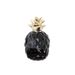 Cosy & Trendy Pineapple Black Kaarshouder D8.5xh14.7 Cm