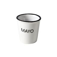 Hrc Potje Met Tekst 'mayo'  D4.9xh4.9cm  