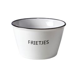 Cosy & Trendy Hrc Potje Met Tekst 'frietjes' D13xh7.5 Cm