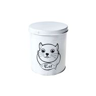 Boite De Nourriture P.chat D15.5xh18cm Ronde 