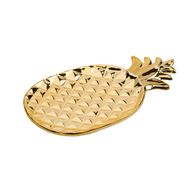 Pineapple Gold Deco-schaal 35x20.5cm  