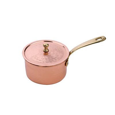 Poele A Sauce- Cuivre D12.4cm Et Couverc   Cosy & Trendy