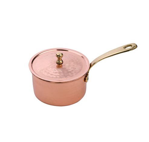 Poele A Sauce- Cuivre D12.4cm Et Couverc   Cosy & Trendy