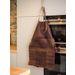 Cosy & Trendy Schort Donkerbruin Leder 87x61cm 17-1112