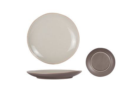 Oleada Taupe Plat Bord D27cm 