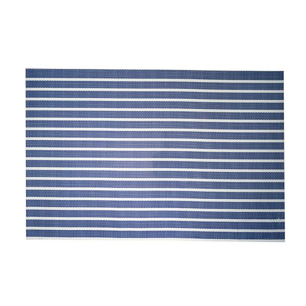 Placemat Pvc Gewoven Blw-wit 45x30cm  