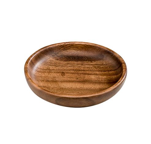 Acacia Assiette En Bois Rond D14,5x2,5cm   Cosy & Trendy