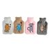 Cosy & Trendy Warmwaterkruik 2l Cats - 4 Assorti 20x36cm - Ce Norm