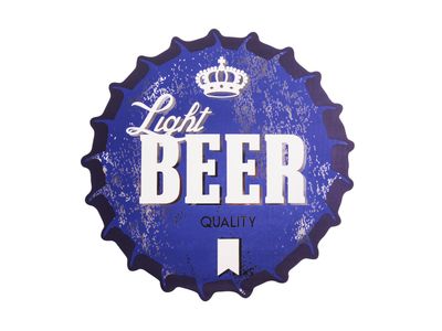 Set De Table Bouchon Look Bleu Beer D38 