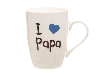 Beker 'i Love Papa' 360ml D8,3xh10,5cm 