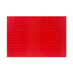 Placemat Leder Look Rood 43xh30cm  