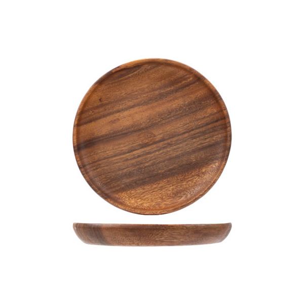 Acacia Houten Schaaltje Rond 20x2.5cm  