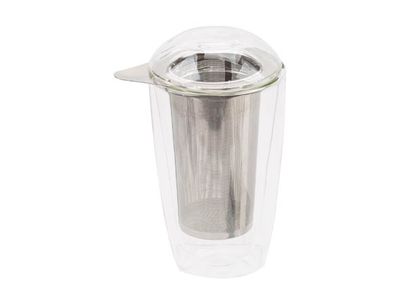 Isolate Dubbel Glas Met Filter 8.5x14cm 380 Ml