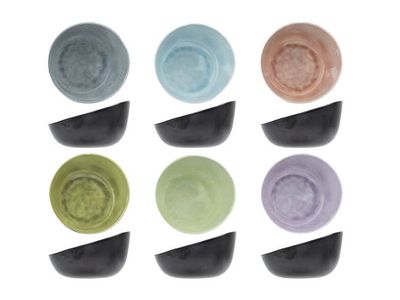 Streetfood Go Kom Melamine D12xh8cm 5ass Assortie 33cl