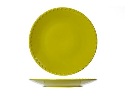 Fun Pearls Lime Plat Bord D27.8cm 