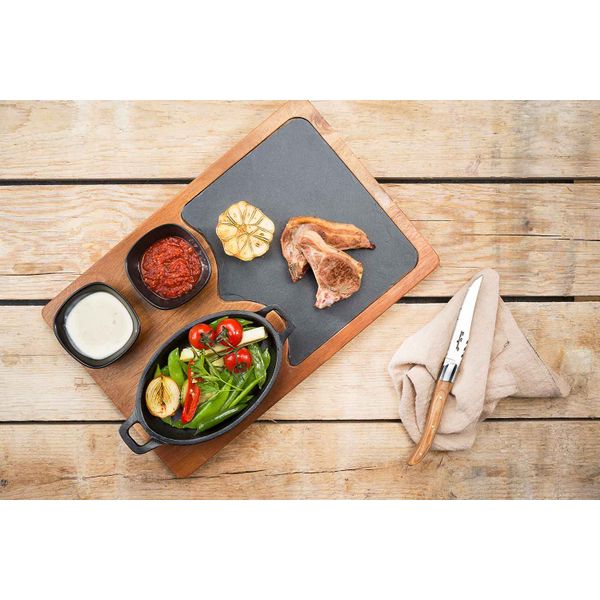 Cosy & Trendy Grillpan Set4 Dlg 38,5x25xh1,5cm 