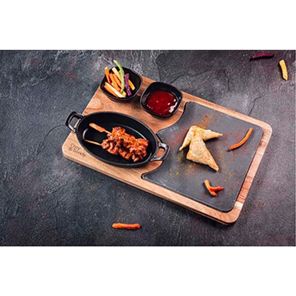 Cosy & Trendy Grillpan Set4 Dlg 38,5x25xh1,5cm 