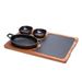 Grillpan Set4 Dlg 38,5x25xh1,5cm  