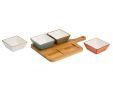 Brisbane Mix Aperoset 5-dlg 29,5x20 H4.5cm Bamboe Basis -schaaltje 9x9xh4cm