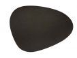 Placemat Leder Zwart 30,5x39cm Organisch