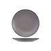 Speckle 2 Grey Plat Bord D27cm Zwarte Boord 