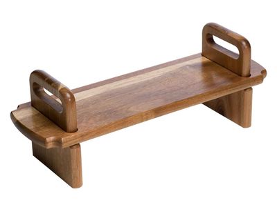 Serveerplank Acacia Op Voet 38x12,5xh14cm