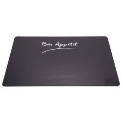 Placemat Zwart Transparant 43.5x28.5cm  