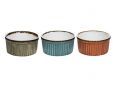 Brisbane Ramekin 3 Ass D8,8xh4,4cm Blue-grey-orange