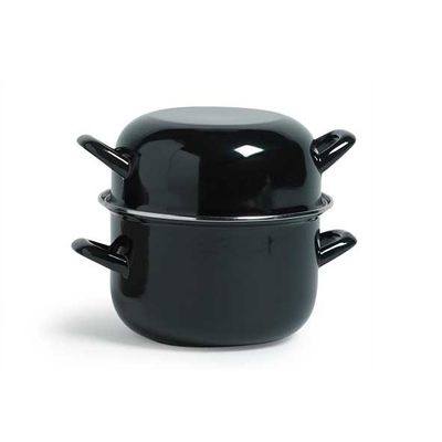 Mosselpot 24cm Zwart Induction   Cosy & Trendy