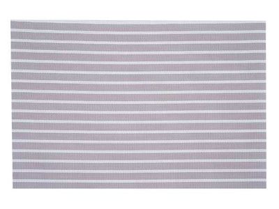 Placemat Pvc Gewoven Beige-wit 45x30cm 