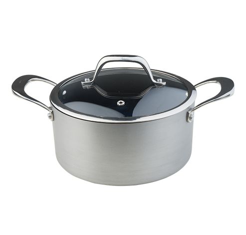 Technopro Alu Kookpot D20cm Grijs Zwart - Recht-alle Vuren-steel Roestvri  Cosy & Trendy